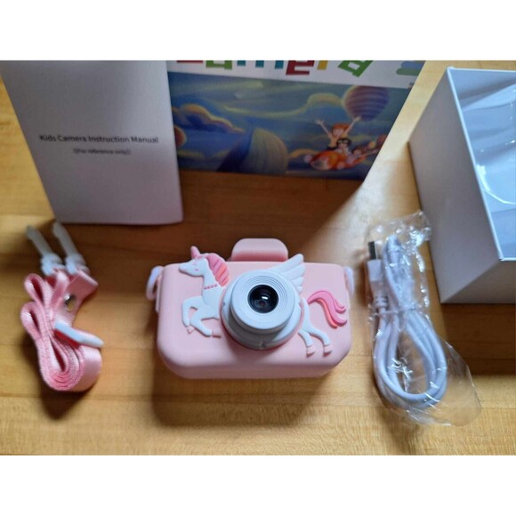Goopow Kids Digital Camera, 32gb SD Card Included, Soft Silicone Cover, Age 3+ - Picture 5 of 16
